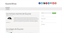 Desktop Screenshot of guyane-dircay.com